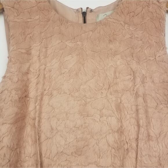 Max Azria | Light Pink Silk Linen Formal Dress New - Picture 5 of 8